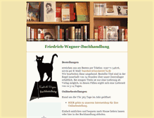 Tablet Screenshot of friedrich-wagner-buchhandlung.de